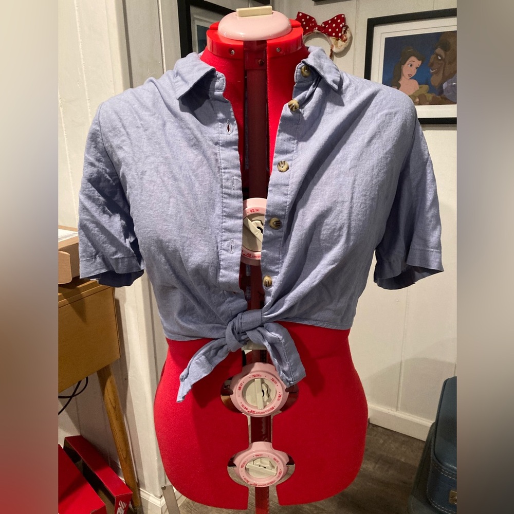 ModCloth Crop Blouse